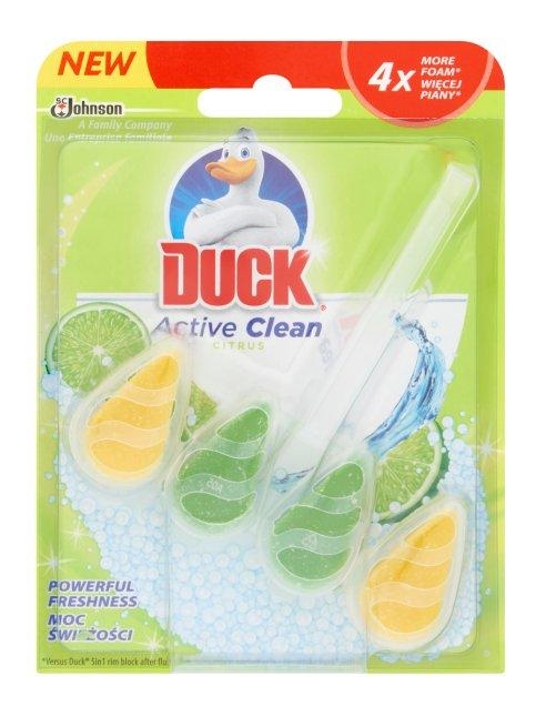 Toilet Duck Active Clean WC-�bl�t� r�d 38,6g Citrus
